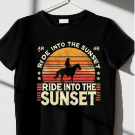Rijden in het Sunset T-Shirt