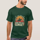Rijden in het Sunset T-Shirt (Voorkant)