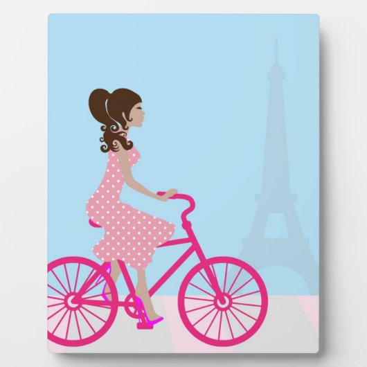 Rijden in Parijs Fotoplaat (Voorkant)