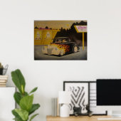 Rijden in poster (Thuiskantoor)