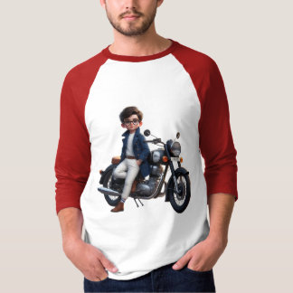 Rijden in stijl: benadrukt het stijlvolle aspect t-shirt