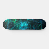 Rijden in stijl: groen Abstract skateboard (Horizontaal)