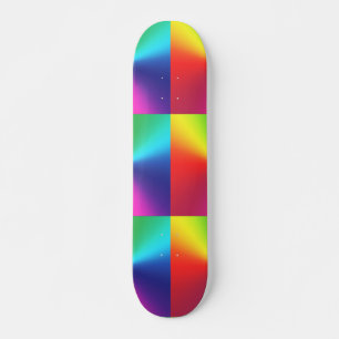 Rijden in stijl met aangepaste regenboog ontwerp p persoonlijk skateboard