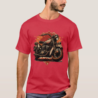 Rijden in stijl Vintage motorfietsavonturen meisje T-shirt