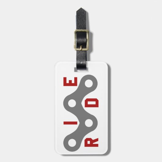 Rijden (Ketting) Bagagelabel (Voorkant verticaal)