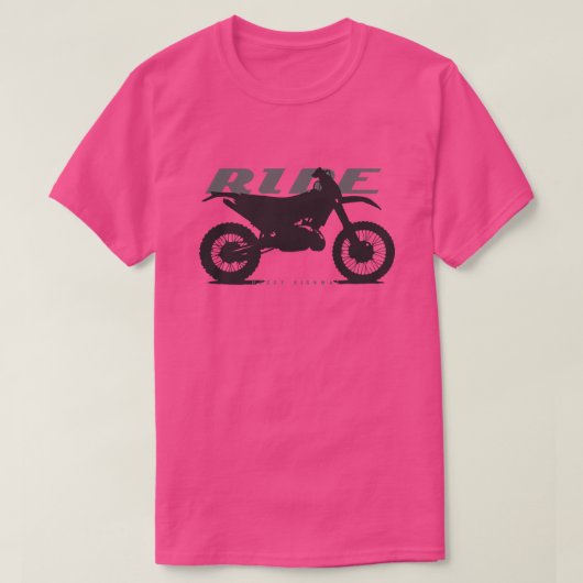 Rijden KTM 200 EXE Enduro schaduw T-shirt (Design voorkant)
