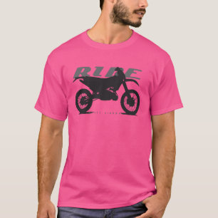 Rijden KTM 200 EXE Enduro schaduw T-shirt