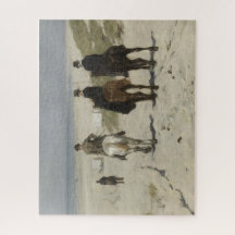Rijden langs het strand