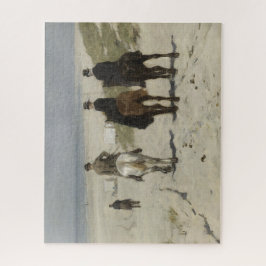 Rijden langs het strand legpuzzel