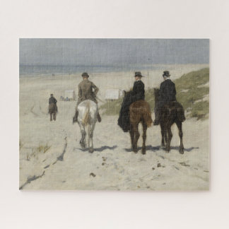 Rijden langs het strand legpuzzel