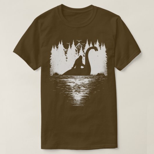 Rijden Loch Ness Monster 20 T-shirt (Design voorkant)