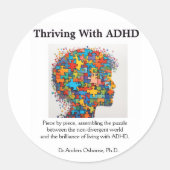 Rijden met ADHD sticker (Voorkant)