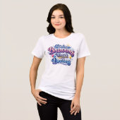 Rijden met ballonnen door dromen Tri-Blend shirt (Voorkant volledig)