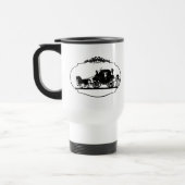 Rijden met cupido kleding en geschenken reisbeker (Links)