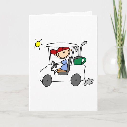 Rijden met de Golf Cart Kaart (Voorkant)