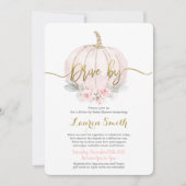 Rijden met de herfst Baby shower meisje Kaart (Voorkant)