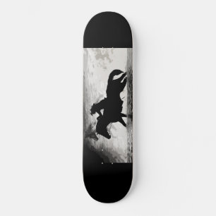 Rijden met de kuikens - paarden persoonlijk skateboard