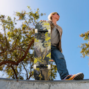 Rijden met de schoonheid van Natuur - Van Gogh Persoonlijk Skateboard