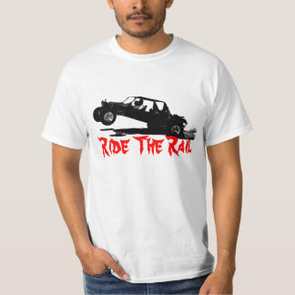 rijden met de spoorstaaf t-shirt