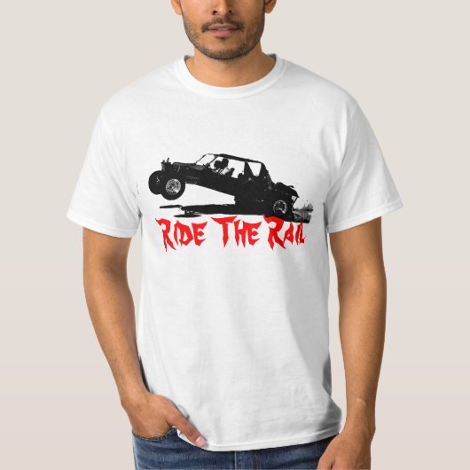 rijden met de spoorstaaf t-shirt (Voorkant)