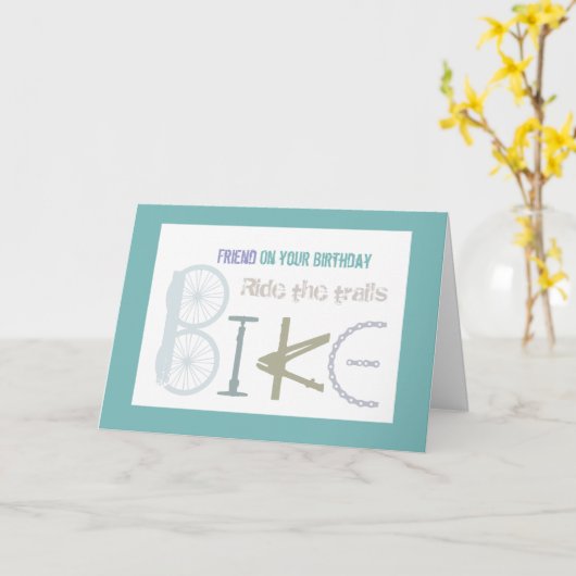 Rijden met de trails die op vrijdag fietsen kaart (Gele Bloem)