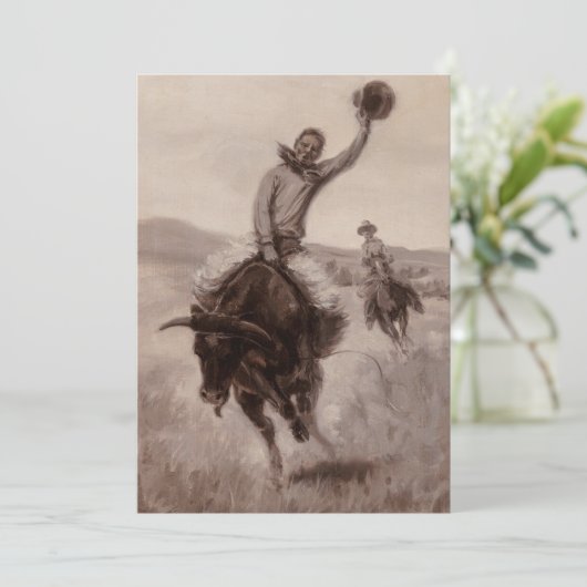 Rijden met een stier | Elling William Gollings (Staand voorkant)