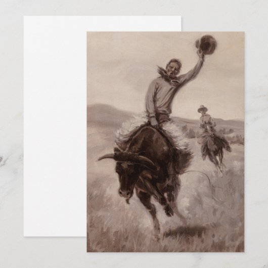 Rijden met een stier | Elling William Gollings (Voorkant / Achterkant)