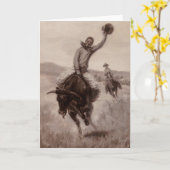 Rijden met een stier | Elling William Gollings Kaart (Gele Bloem)