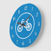 Rijden met fietsen grote klok (Hoek)
