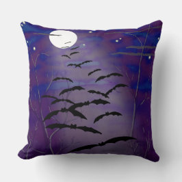 Rijden met Full White Moon en Bats Kussen