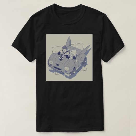 Rijden met goku en piccolo 1 t-shirt (Design voorkant)