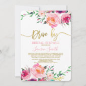 Rijden met heet roze Vrijgezellenfeest Kaart (Voorkant)