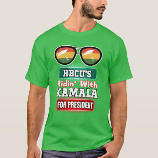 Rijden met Kamala HBCUs Verenigd voor overwinning  T-shirt