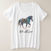Rijden met Love T-Shirt (Design voorkant)