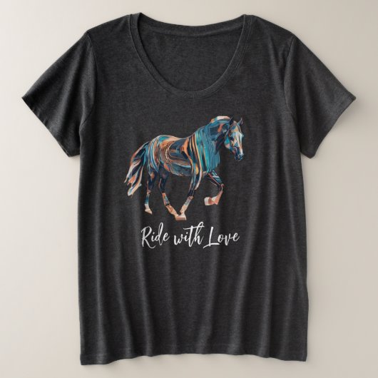 Rijden met Love T-Shirt (Design voorkant)