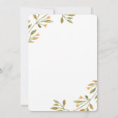 Rijden met pompoen Baby shower Kaart (Achterkant)