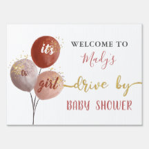 Rijden met roze ballon en reserveonderdelen Baby s