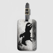Rijden met spirits - Paarden Bagagelabel (Voorkant (verticaal))