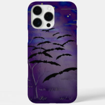 Rijden met volgele maan en vleermuizen