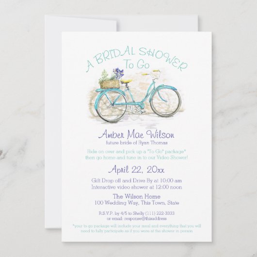 Rijden met Vrijgezellenfeest Bicycle Kaart (Voorkant)