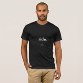 rijden. (mountainbike) t-shirt (Voorkant volledig)