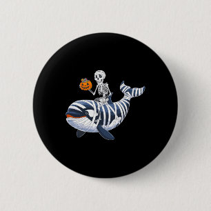 Rijden Mummy Orca Halloween Snoep Whale Ronde Button 5,7 Cm