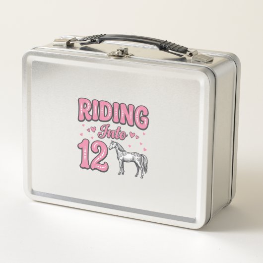Rijden naar 12 Paard Verjaardag Vector Design_1 (Voorkant)