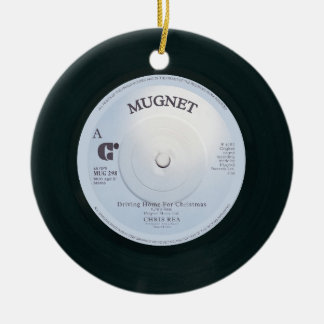 Rijden naar huis voor Kerst Keramisch Ornament