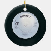 Rijden naar huis voor Kerst Keramisch Ornament (Achterkant)