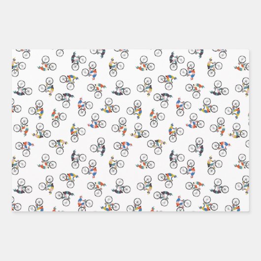 Rijden naar Win fietsenpakpapier Inpakpapier Vel (Voorkant)