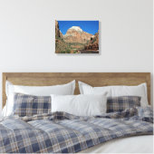 Rijden naar Zion Canvas Afdruk (Insitu (Slaapkamer))