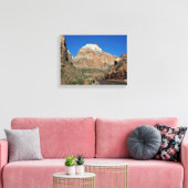 Rijden naar Zion Canvas Afdruk (Insitu (Woonkamer))