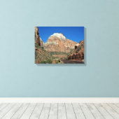 Rijden naar Zion Canvas Afdruk (Insitu (Houten vloer))