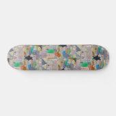 Rijden onder een zwarte ster persoonlijk skateboard (Horizontaal)